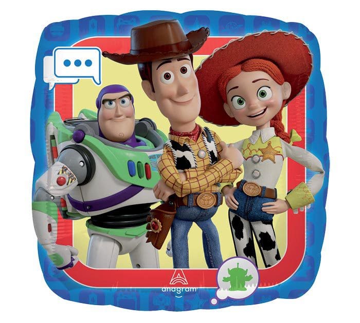 Toy Story characters Buzz, Woody, and Jessie