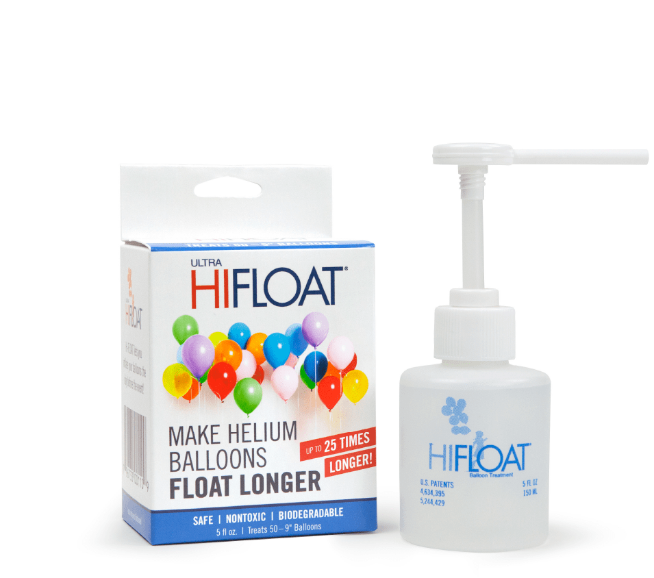 Hi-Float helium balloon treatment kit