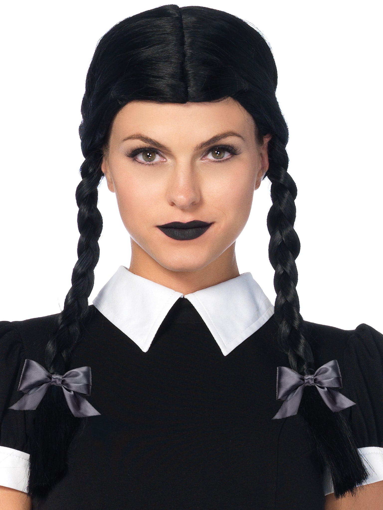 Leg Avenue™ Braided wig ( from 85562 ) — Black