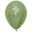 Single olive green latex party balloon